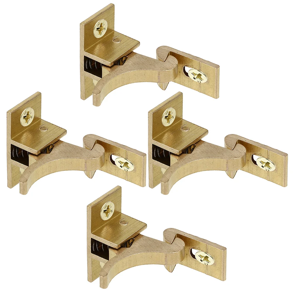 

Door and Window Hasp Lock 90 Degree Latch Rv Cabinet Latches Catches for Bedroom Heavy Duty Hook