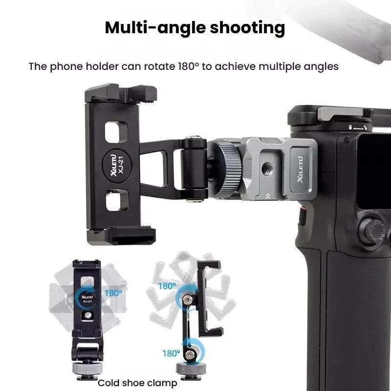 XDS-14 Multi-head NATO Rail Cold Shoe Adapter For DJI Ronin Series