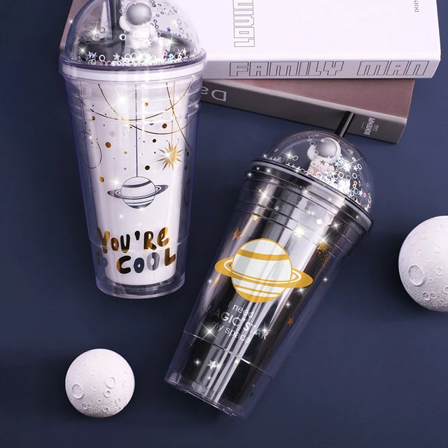 20oz Clear Travel Tumbler With Lid Straw Acrylic Drinking Cup Double Wall  Plastic Iced Coffee Cup For Bachelorette Party - Straw Cup - AliExpress