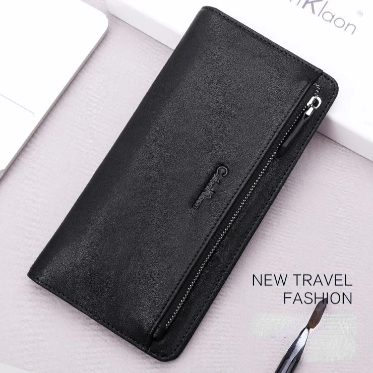 2022 Mens Wallet Business Card Credit Card Holder Purse Real Cowhide Casual  High capacity Card Black Classic Wallet Bifolds