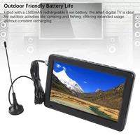 Small Digital TV 6 Inch Rechargeable Color  LED  Digital Television Radio Support High Sensitivity Tuner for Camping - Image 5