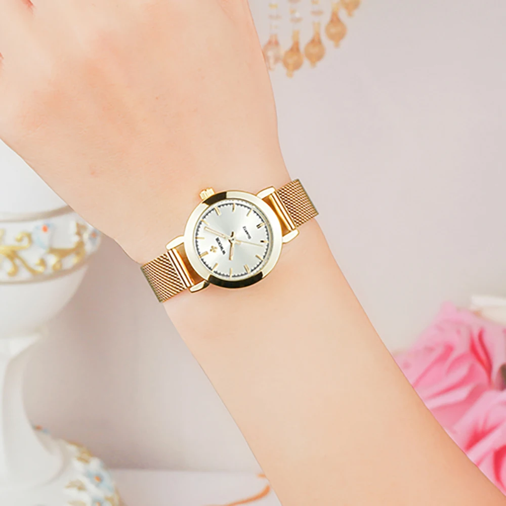 New Fashion WWOOR Women Watches Creative Stainless Steel Women Bracelet Watches Top Brand Luxury Female Quartz Waterproof Watch