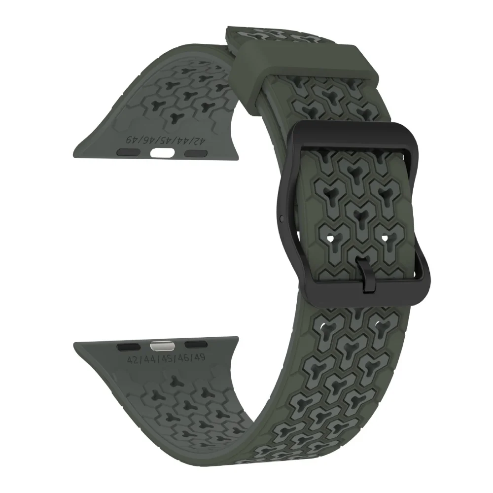 Breathable Silicone Two-Tone Adjustable Sport Band