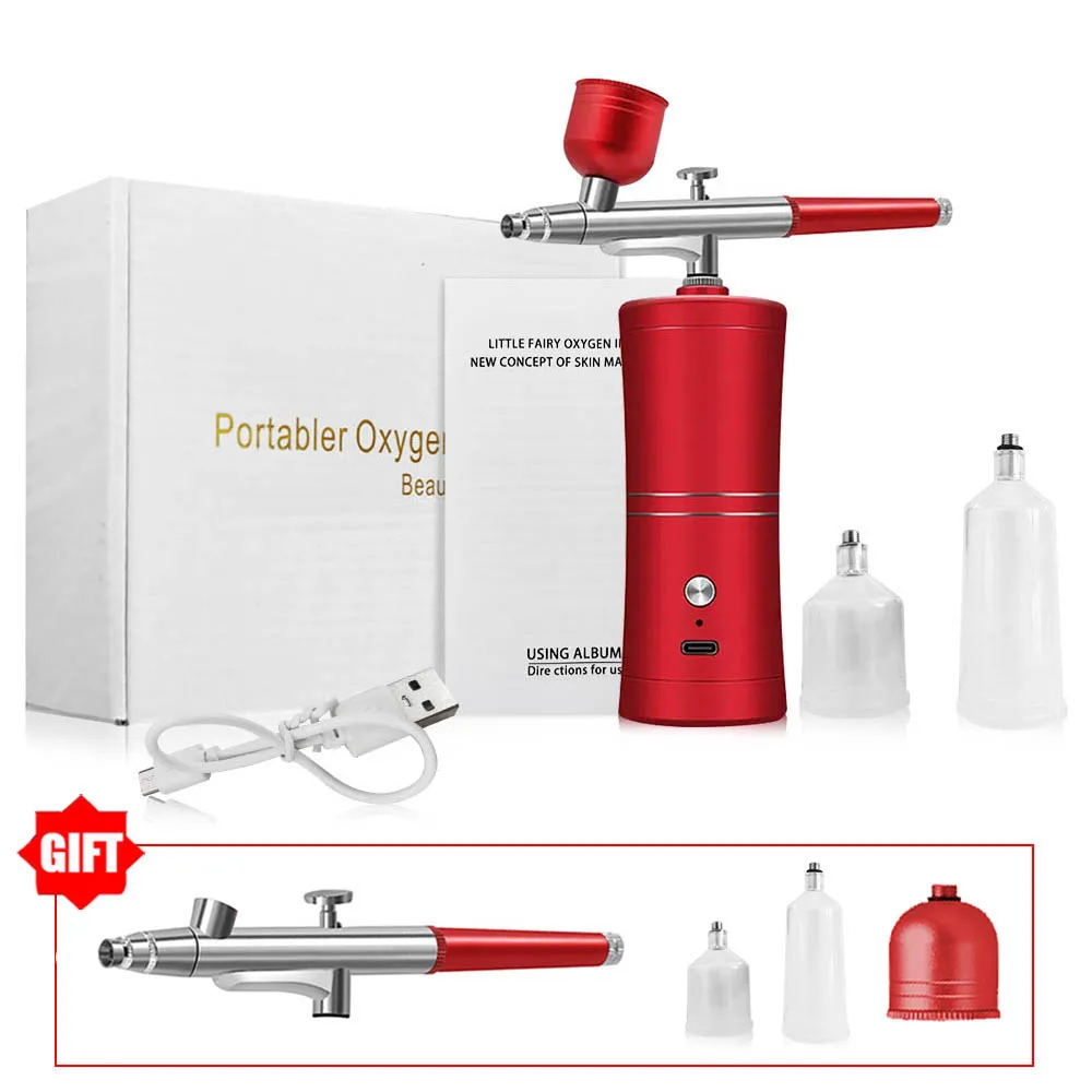 طقم بخاخة مع ضاغط، بالإضافة إلى مسدس رش صغير كهربا...