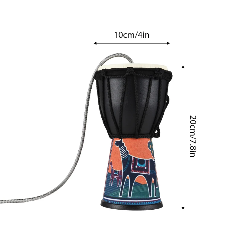 Spring Drum 4Inch Thunder Drum Sound Effect Instrument PVC Portable Thunder Sound Simulation For Events Celebration