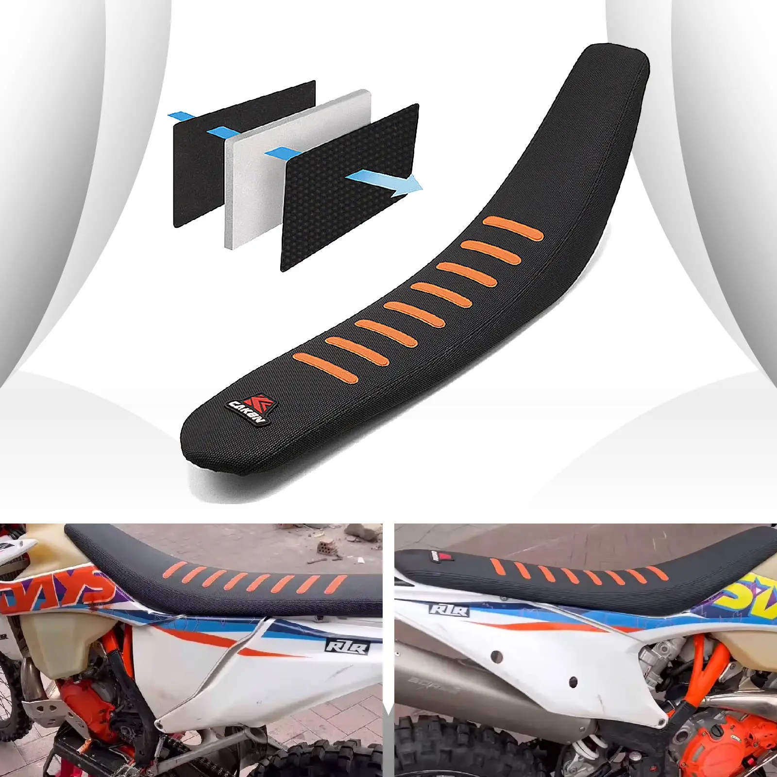 

Motorcycle NEW 2022 Cushion Saddles Antiskid Waterproof Seat For KTM EXC EXC-F SX XC XS-F XC-F XCF-W TPI 150 250 350 2020-2021