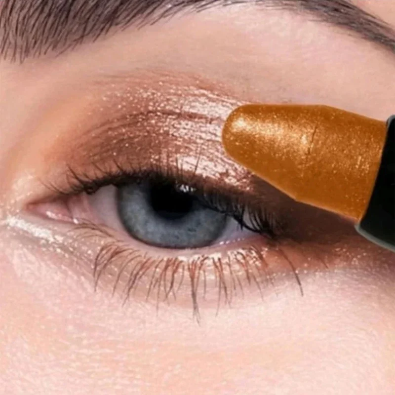 

Glitter Glod Eyeshadow Highlighter Pen Waterproof Long Lasting Glitter Shimmer Matte Lying Silkworm Eyeshadow Stick Eye Cosmetic