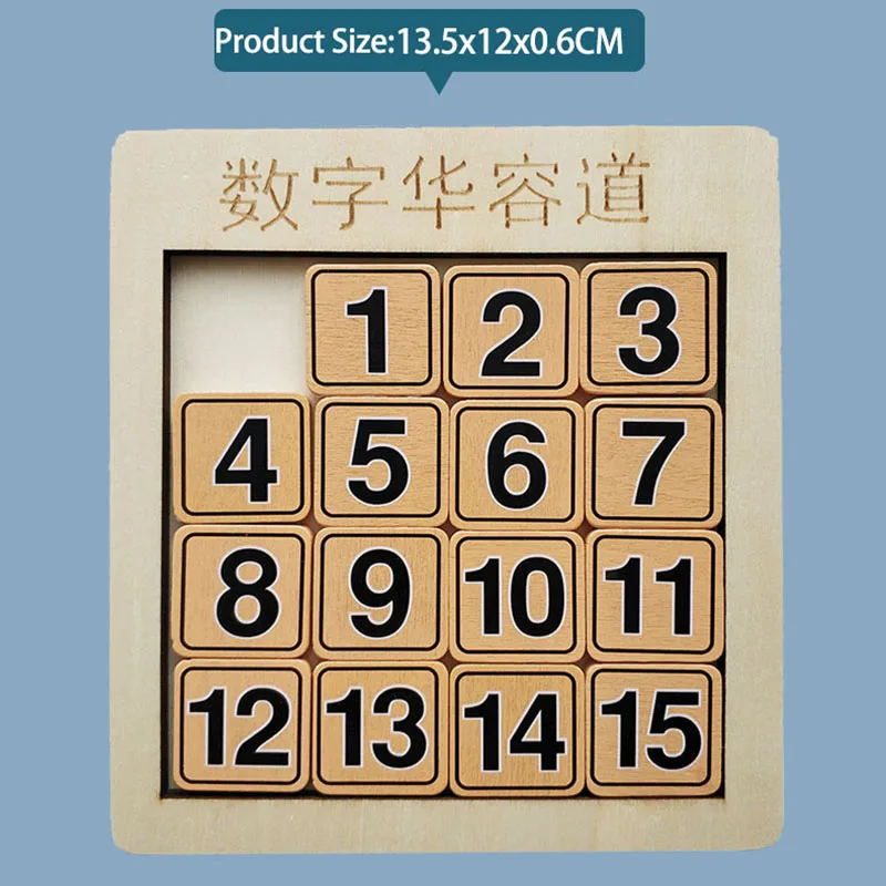 Kids Wooden Toy Puzzle Jigsaw Digital Maze Reasoning Game Logical Thinking Training Baby Educational Learning Toys for Children 6