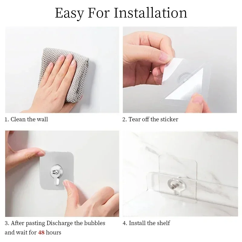 Bathroom Gun Gray Aluminum Shelf Tray Toilet Wall Mounted Cosmetics Storage Rack Toilet Shower Room Shower Gel Shelf