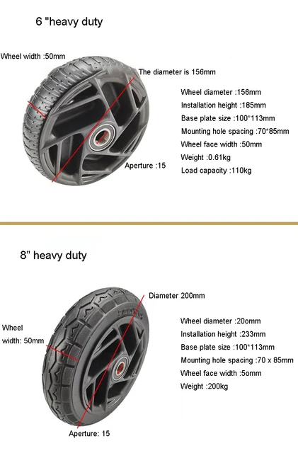 And TR15 2 Camere D'aria 15x6.00-6 Per Rasaerba - Camere D'aria Per Pneumatici Da Tagliaerba, Valvola TR13 Camera 15x6.00-6 - Foto 6