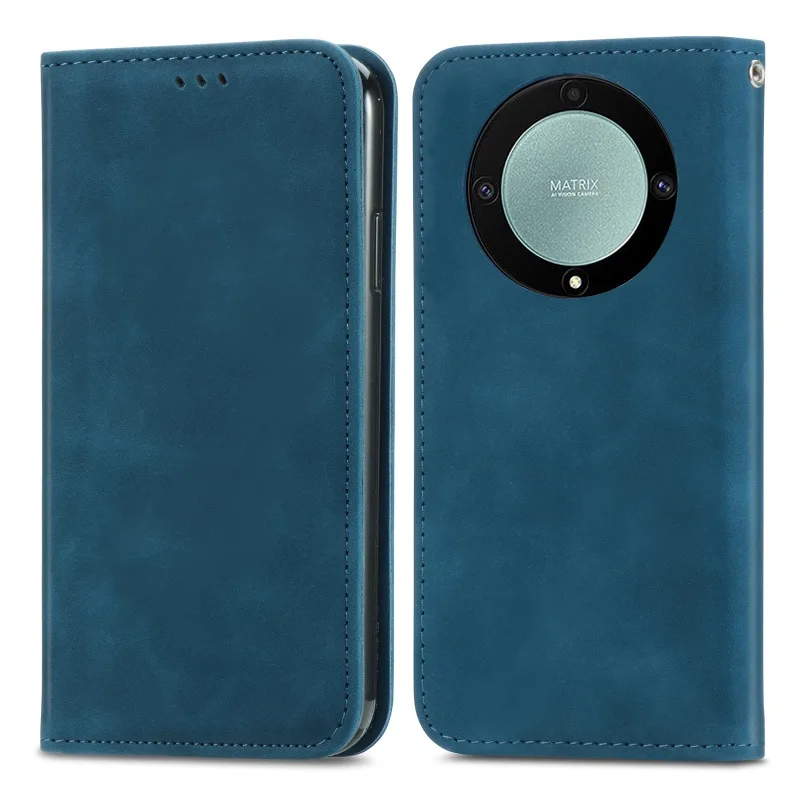 MOBESV Custodia per Huawei Y5 2018, Cover a Libro Magnetica Custodia in pelle Per Huawei Y5 2018 / Honor 7S, Elegante Rosso