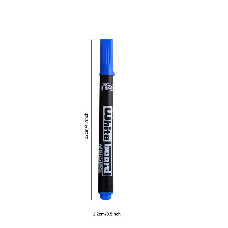 Premium Fine Point Black Dry Erase Markers - Low Odor for School, Office, and Home