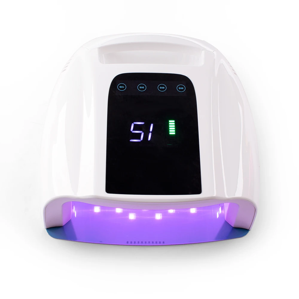 96W Cordless UV LED Nail Lamp for Manicure Rechargeable Battery For Curing Gel Polish Lamp 96 Pro Nail Dryer