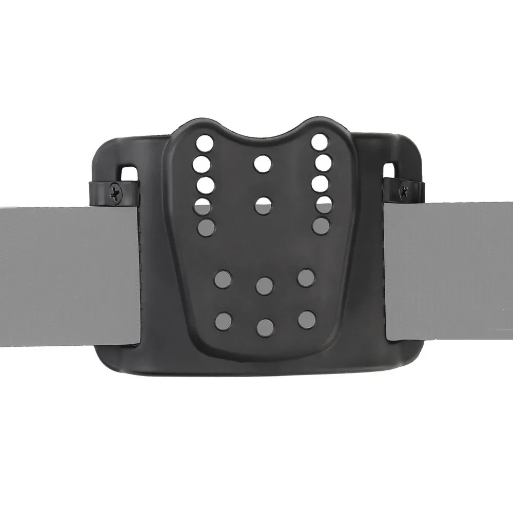 

Tactical Belt Holster Adapter Multi-holes Hunting Belt Quick Pull Adapter Pistol Holster Mag Pouch Adapter Accessories