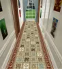 Persian Retro Villa Long Corridor Carpet Luxury Lobby Long Runner Area Rug IG Washable Non-slip Comfortable Stairway Mat Durable 4
