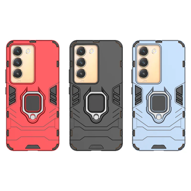 Magnetisk etui til VIVO V40 SE V30 Pro V30e V29 Lite V29e beskyttelsescover med ringholderbeslag skal fundas coque_voghion.com