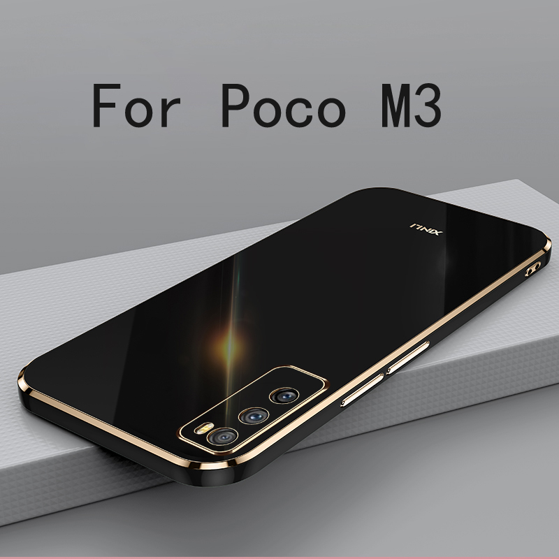 For Poco M3 Case Soft TPU Case For Poco M3 High Quality Anti-fingerprint Camera Protection Cover