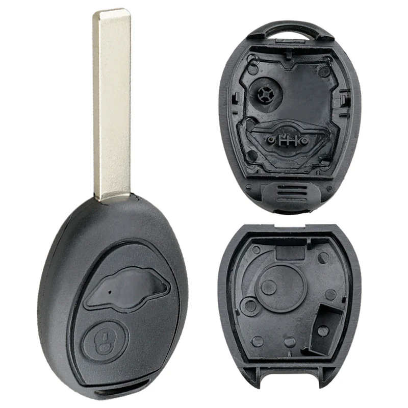 

2 Buttons Car Remote Key Shell Case Replacement for MG Mini Cooper R53 R50 S Land Rover 75 Z3 Z4 X3 X5 e46 e39 e36 e34