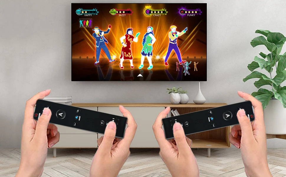 Controllers For Nintendo Wii 2 In 1 Left Right Controller Optional Motion Plus Set Game Remote Control Joystick Wireless_voghion.com