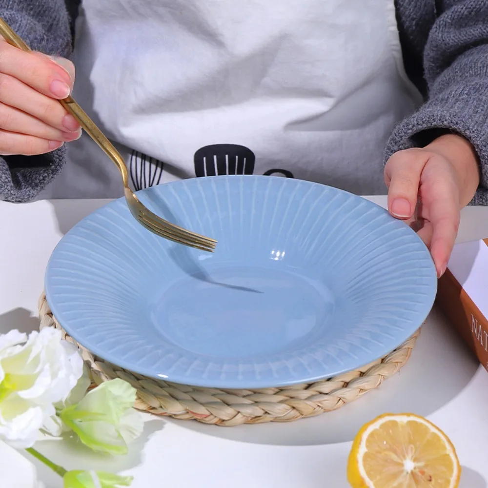 Premium Porcelain Dishes and Plates Sets-Ideal for Fine Dining & Special Occasions Ceramic Flat Plates Microwave / Oven