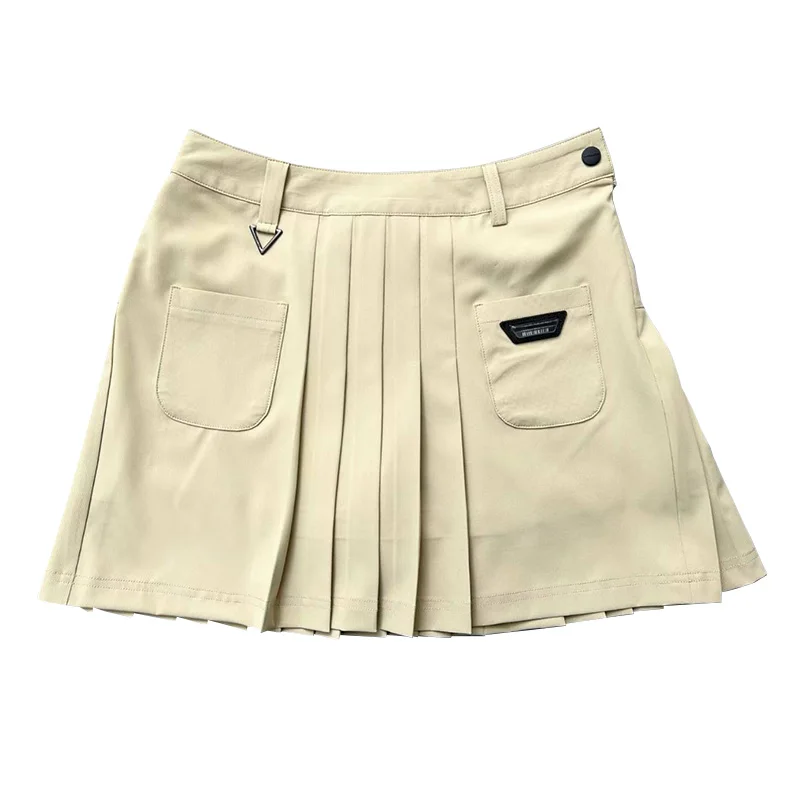 Women's Golf Outdoor Quick drying Sports Shorts Inner Interlining Skirt Slimming Casual Slim pleated Skirt Spring/Summer