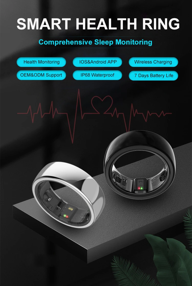 New Gadgets 2024 Smart Products Anxiety Jewelry Smart+ring Step Sleep  Activity Tracker Heart Monitor Fitness Rings For Women - AliExpress