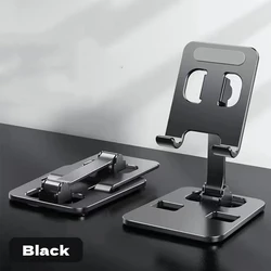 Sleek Adjustable Aluminum Alloy Tablet & Phone Stand (Black)