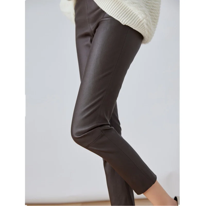 Рисунок 2 - Кожаные Брюки женские осенние облегающие