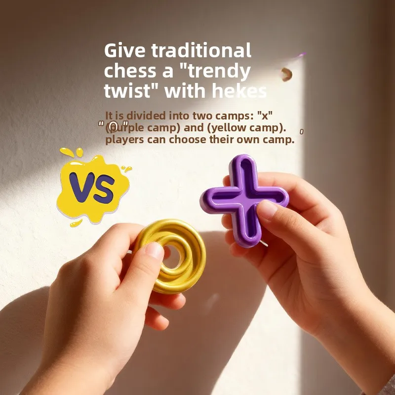 Interactive Tic Tac Toe Board Game for Kids - Engaging Brain Teasers & Strategy Toy for Parent-Child Fun