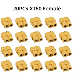 High - Performance XT60 Connector Set - Durable Bullet Power Plugs for RC Lipo Battery and Motor Applications (20PCS XT60 Female)