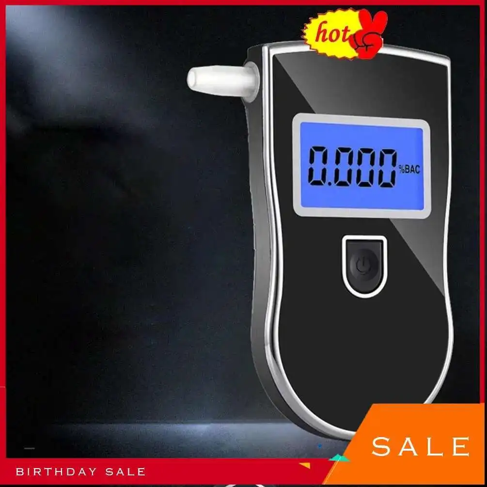 AT-818 Professional Police Digital Breath Alcohol Alkohol Tester Breathalyzer Analyzer Detector Practical Tester