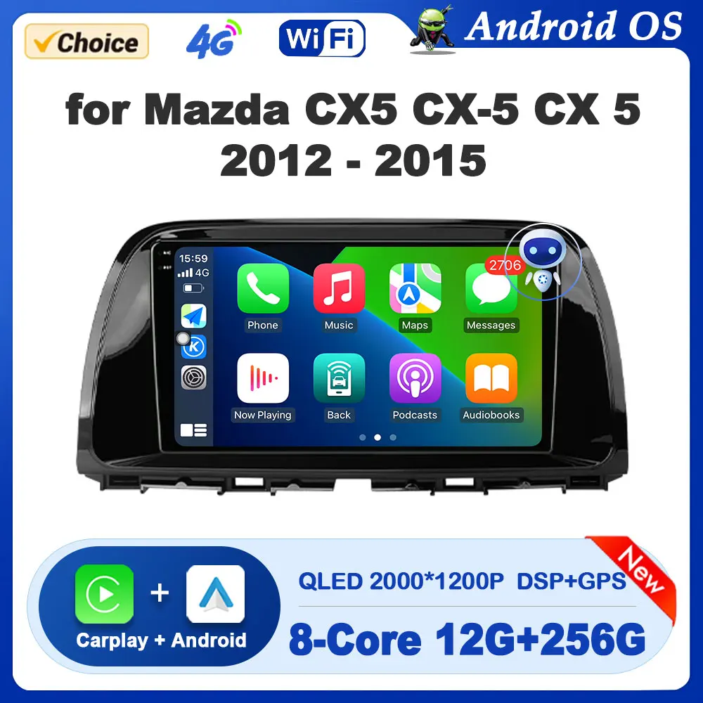 Android Intelligent System Car Multimedia Radio Player for Mazda