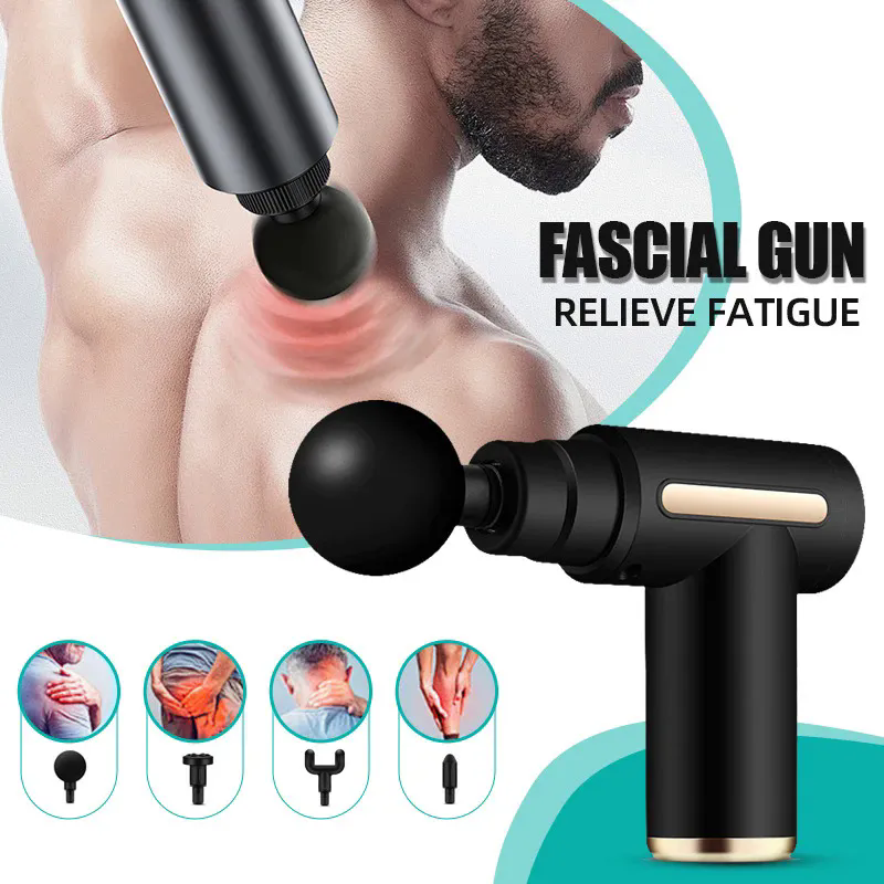 Fascia Gun Muscle Relaxation Massager Electric Vibration Massage Gun Professional Grade Neck Membrane Gun
