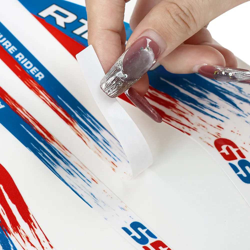 Enhanced Motorcycle Hand Guard Stickers