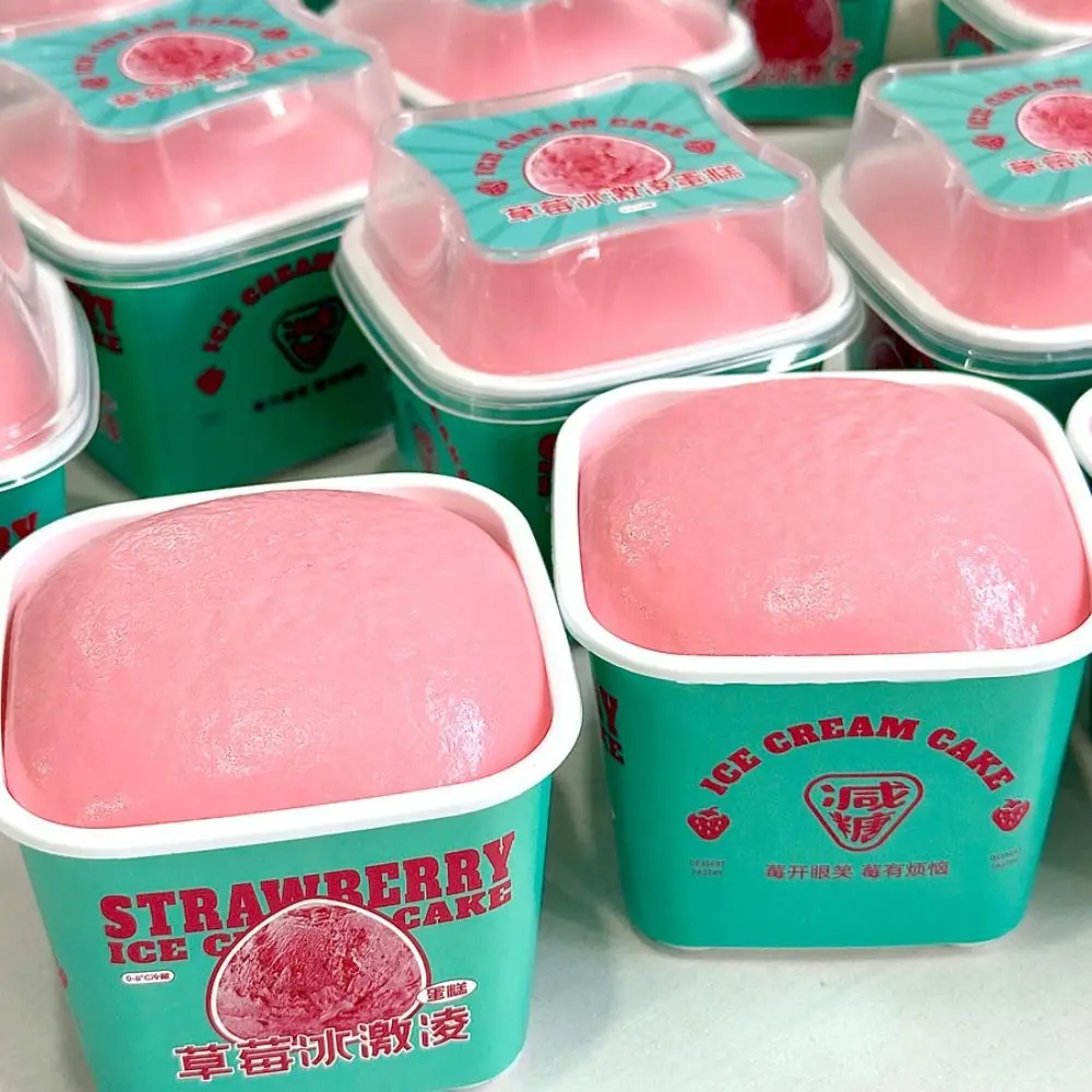 Slow Rebound Slow Rising Sticky Bread Food Soft Bread Squeeze Toy Creative Simulation Ice Cream Slow Rebound Toy 4