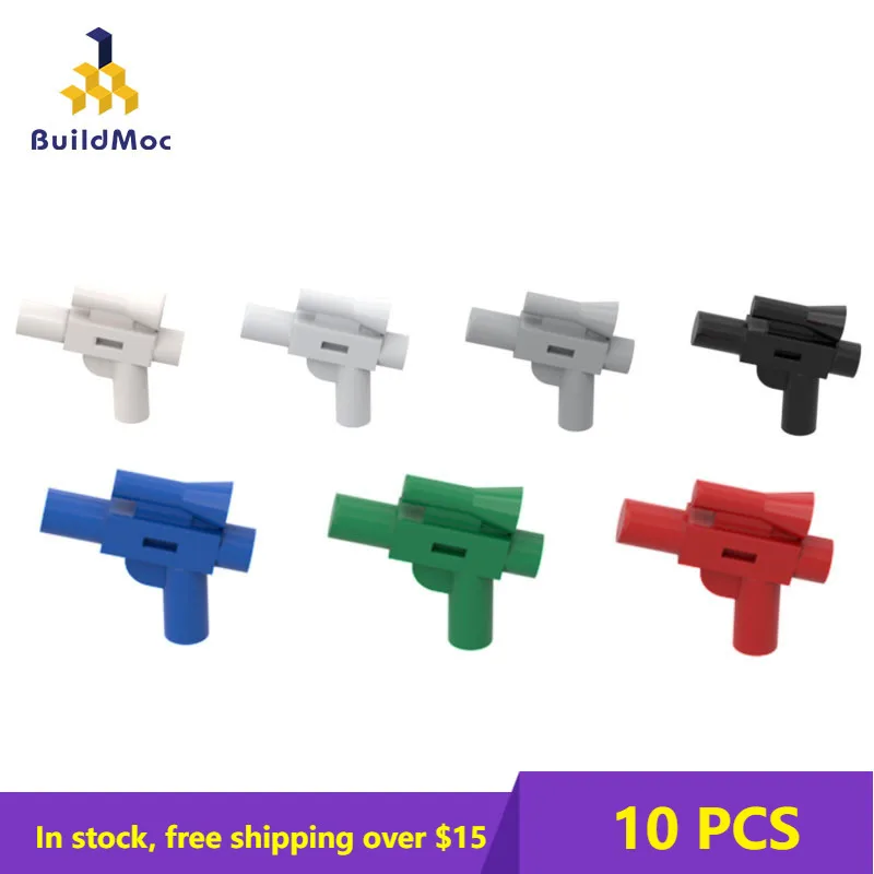 10pcs 92738 Lasers gun short pistol Special Brick Small Hand Blaster with Scope Building Block DIY Educational Toys Accessories | Игрушки и