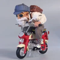 ⁦مجسم "ماستر روشي وغوكو" على الدراجة النارية من أنمي دراغون بول زد | Epic Dragon Ball Z Master Roshi & Goku Motorcycle Anime Figure⁩ - الصورة ⁦6⁩