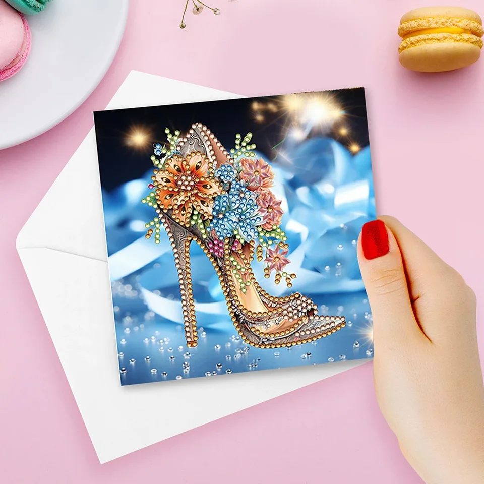 DIY Diamond Painting Greeting Cards Craft Kit