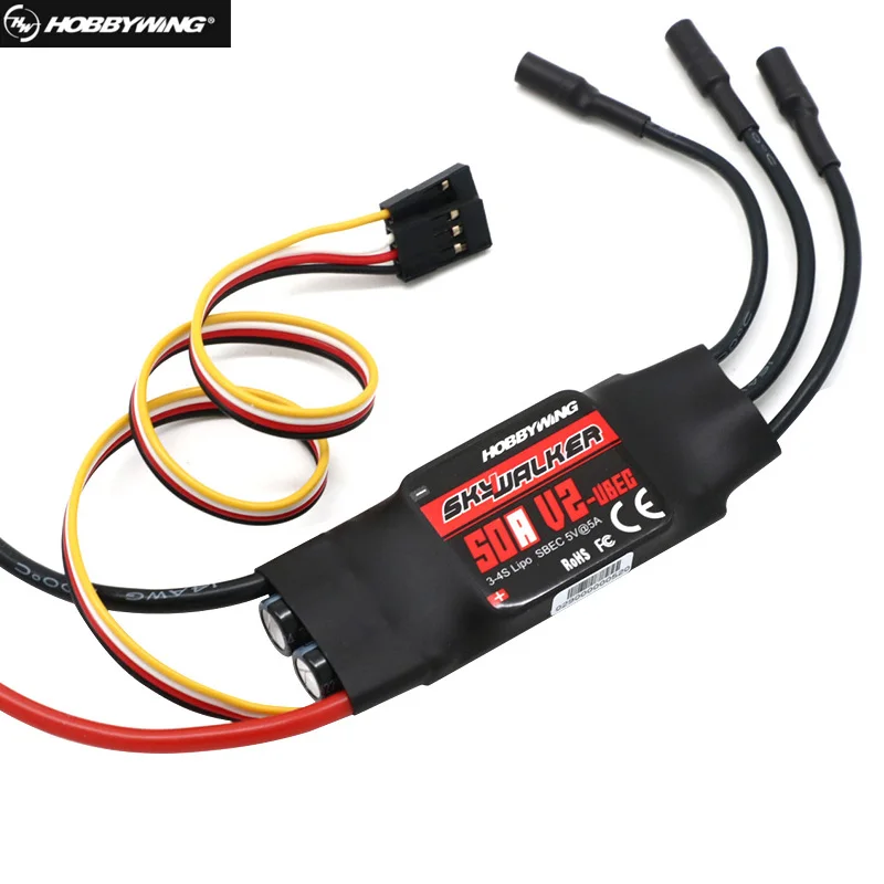 Achetez Contrôleur ESC Brushless Skywalker V2 100A avec dissipateur thermique et câbles