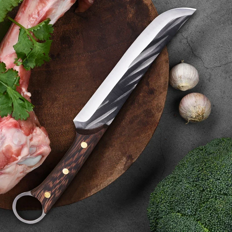 Stainless Steel Boning Knife Meat Cleaver Slicing Knife Fish Knife Household Fruit Knife Barbecue Knife Cooking Tools
