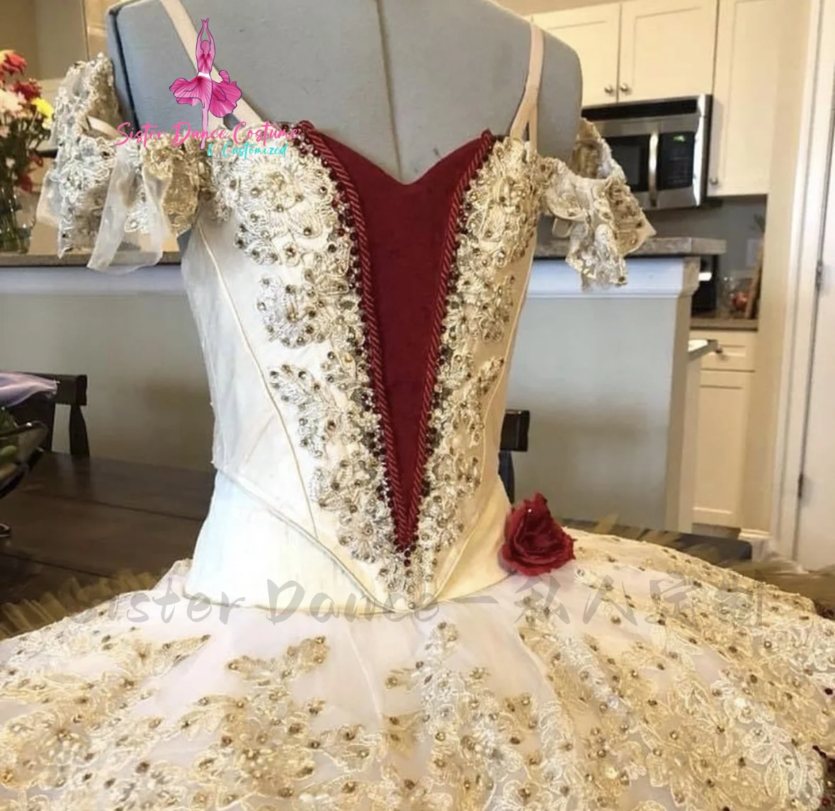 Vestido de fada tutu para crianças, vestido de competição para