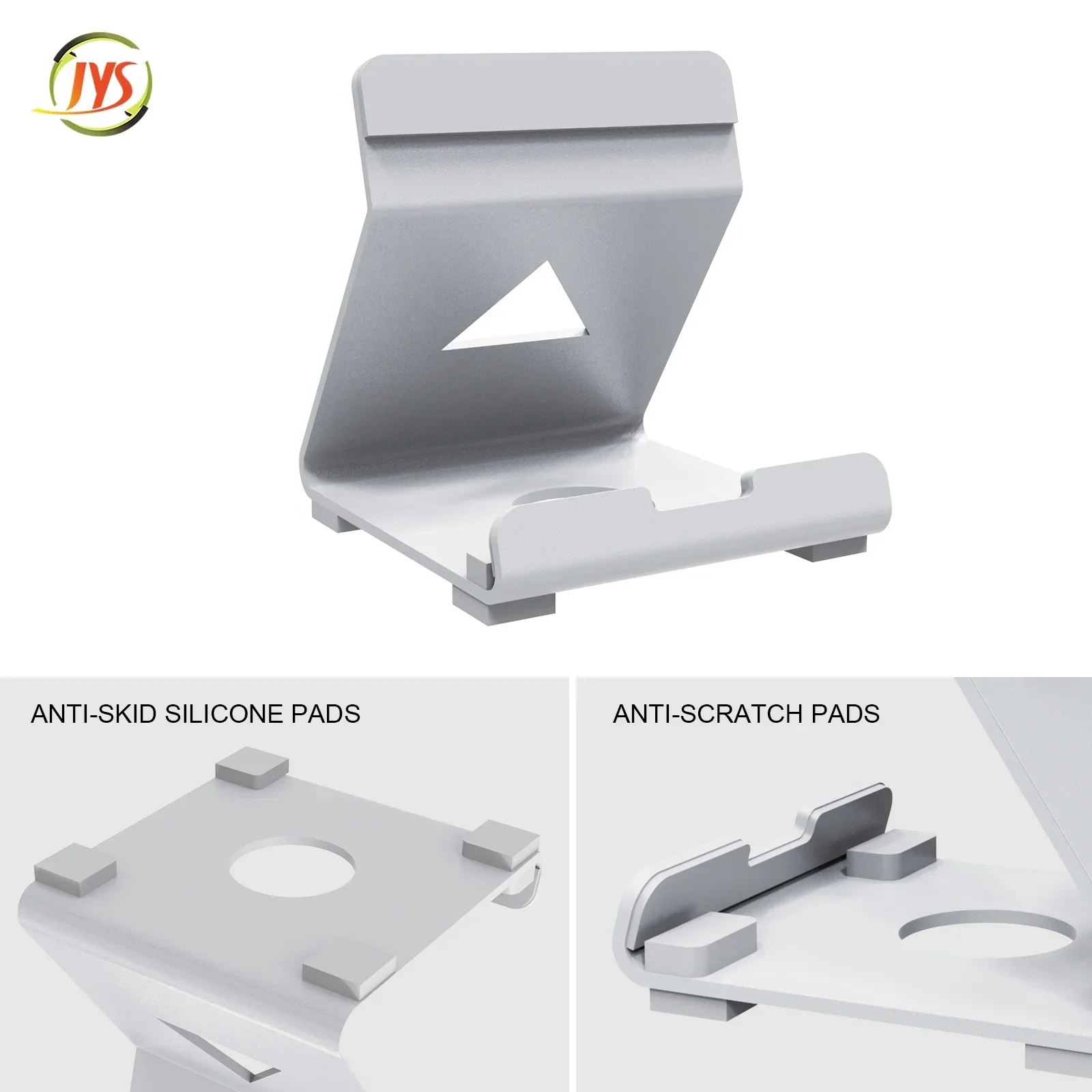 JYS-P5185 Metal Handheld Desktop Stand for PS5 Portal /SteamDeck/ROG Ally/Phone