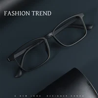 Lunettes d'affaires rétro grand carré TR90 en titane pour hommes, monture de Prescription optique pour myopie, A1003, nouvelle collection 2024 2