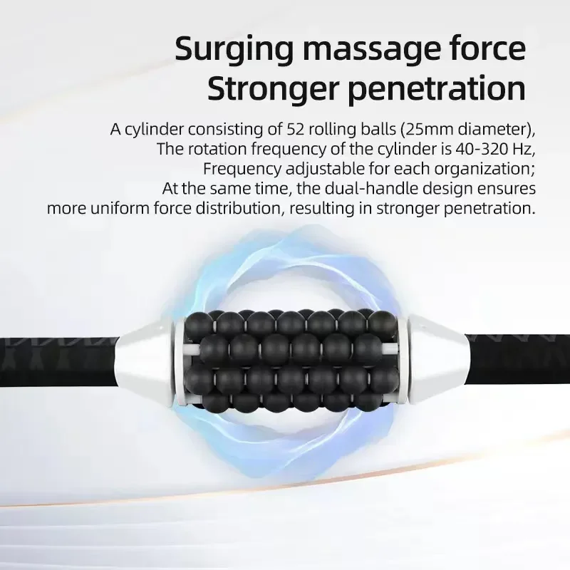 NEW 40W Electric Roller for Muscle Body Relaxing High Frequency Rolling Massage Anti-Cellulite Body Shapping Slimming Machine