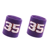 1 Pair Basketball Fitness Wristband Sport Sweatband Number 24 Sweat Wrist Support Brace Suitable For Gym Volleyball Safety Wrist 4