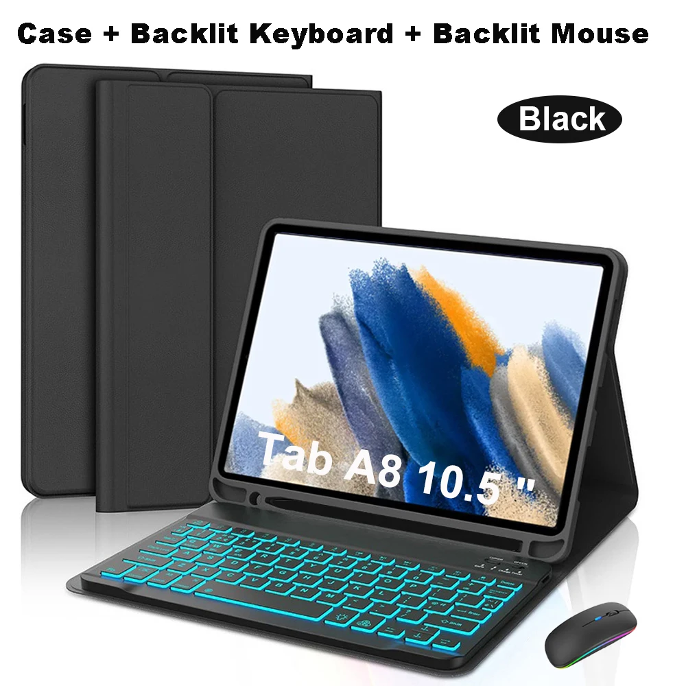 Premium Wireless Bluetooth Keyboard Case and Stand Cover