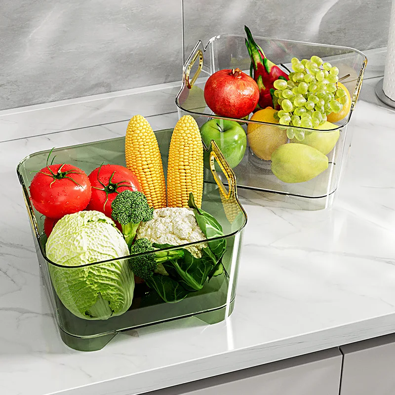 Plastic Baskets Vegetable Storage Kitchen  Plastic Fruit Storage Baskets -  Plastic - Aliexpress