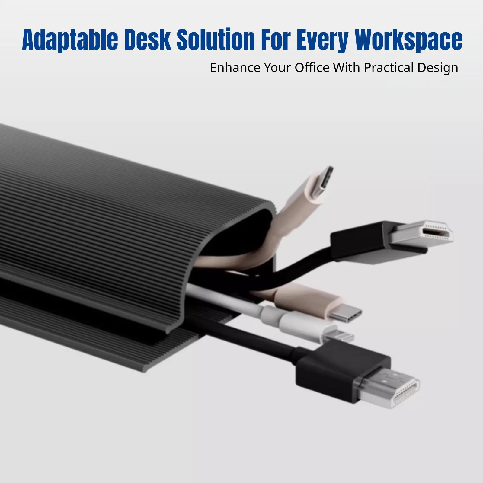 책상 아래 코드 정리함, 컴퓨터 와이어 관리 트레이, 데스크탑 케이블 보관함, 다양한 색상, 간편한 설치