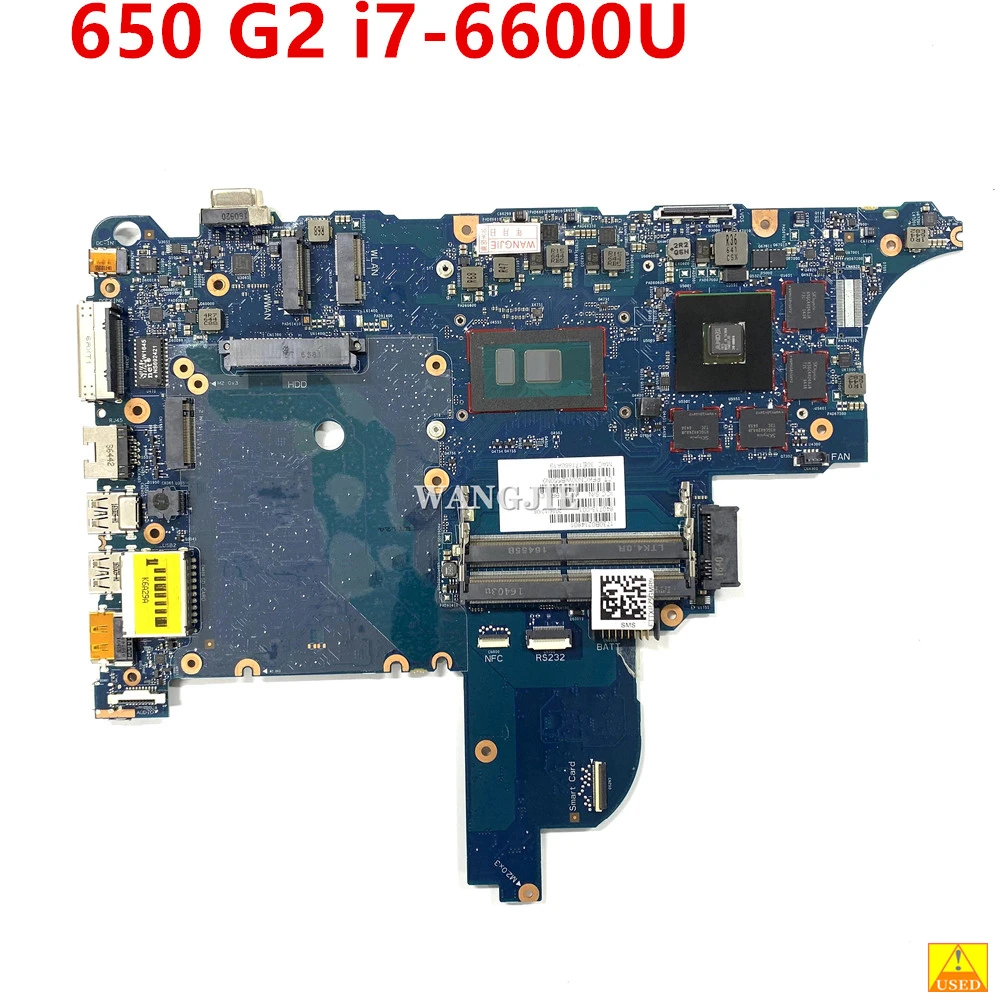 

840713-601 Mainboard For HP ProBook 640 650 G2 Laptop Motherboard 840713-001 840713-501 I7-6600U 6050A2723701