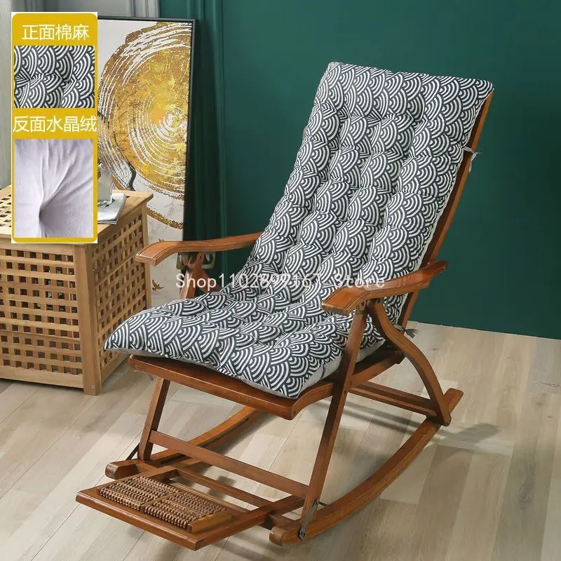 Cuscino moderno pieghevole per sedia a dondolo per giardino balcone Lounge  posti a sedere autunno e inverno divano Tatami Mat Seat - AliExpress